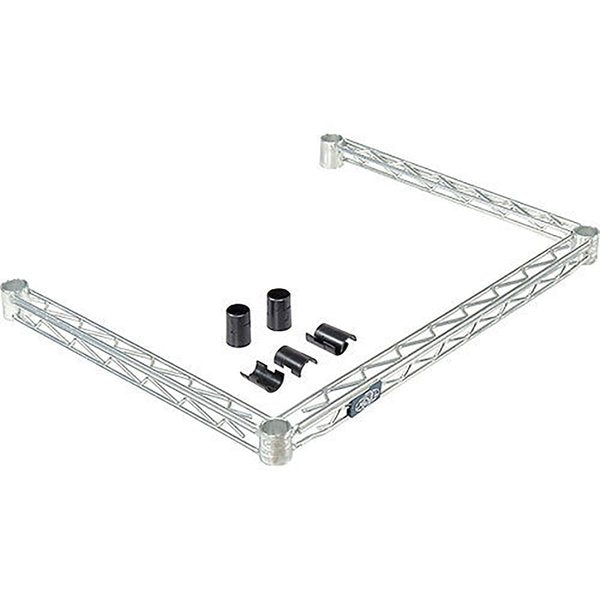 60W x 18D Poly-Z-Brite Three-Sided Wire Frame
