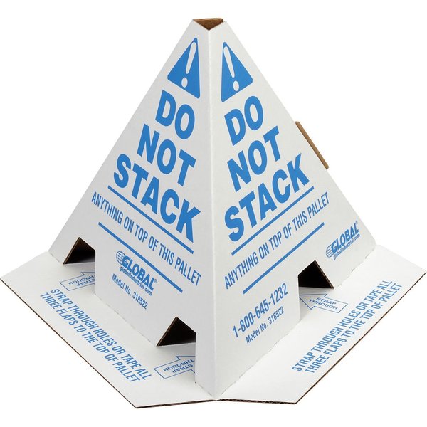 Do Not Stack Pallet Cones,  8 x 8 x 10,  50PK