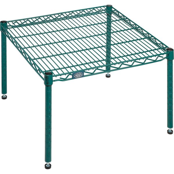 Poly-Green Wire Dunnage Rack,  24W x 24D x 14H