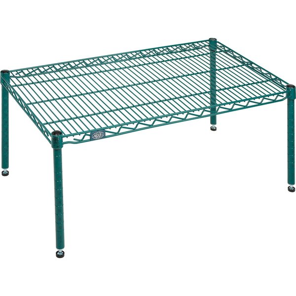 Poly-Green Wire Dunnage Rack,  36W x 21D x 14H