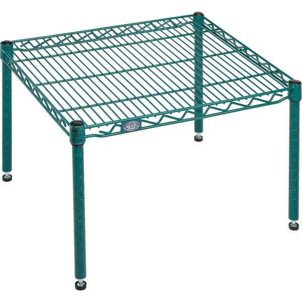 Poly-Green Wire Dunnage Rack,  30W x 21D x 14H