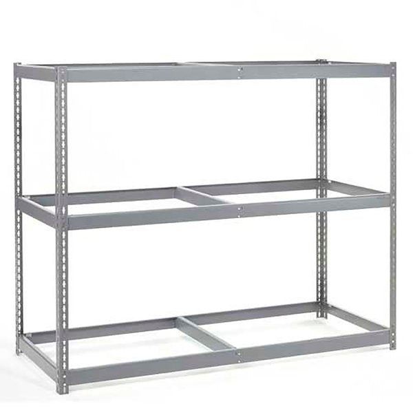 Additional Level For Wide Span Rack 60Wx24D No Deck 1200 Lb Capacity,  Gray