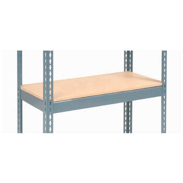 Additional Shelf Level Boltless Wood Deck 48W x 12D,  Gray