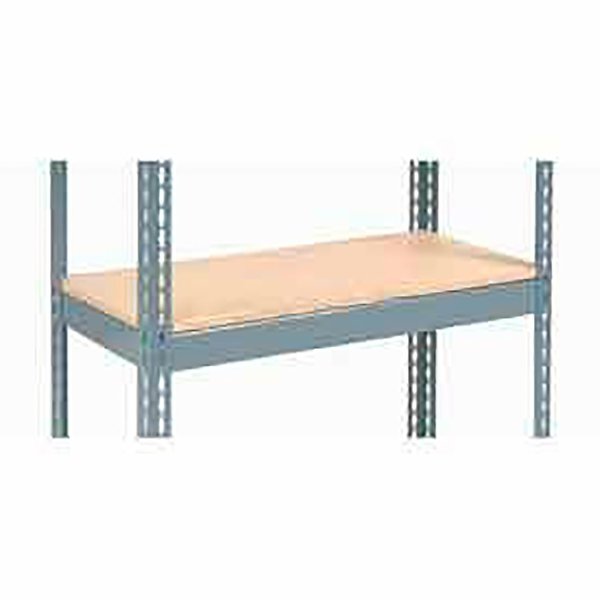 Additional Shelf Level Boltless Wood Deck 36W x 18D,  Gray