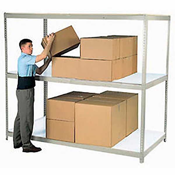 Additional Shelf With Laminated Deck 60W x 48D,  Gray