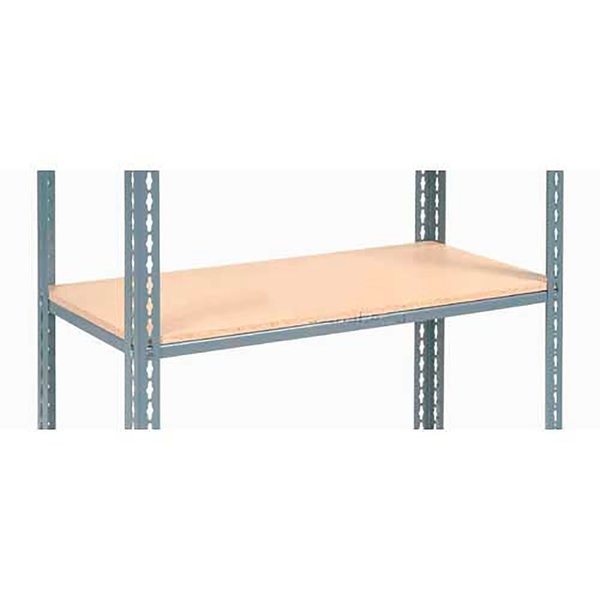 Additional Shelf Level Boltless Wood Deck 48W x 12L,  Gray