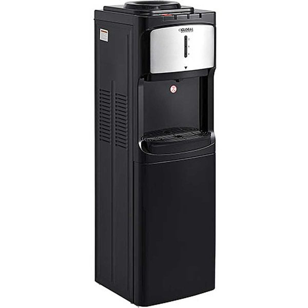 Tri-Temp Top Load Water Dispenser,  Black with Stainless