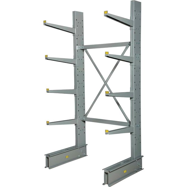 Single Sided Heavy Duty Cantilever Rack Starter,  2in Lip,  48inWx38inDx96inH