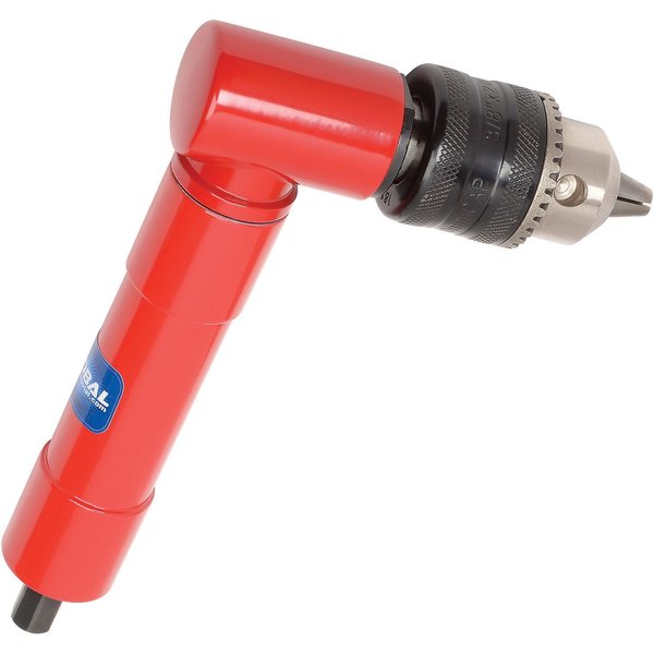 90 Degree Angle Head Drill Attachment,  1/16 - 3/8 Chuck Capacity