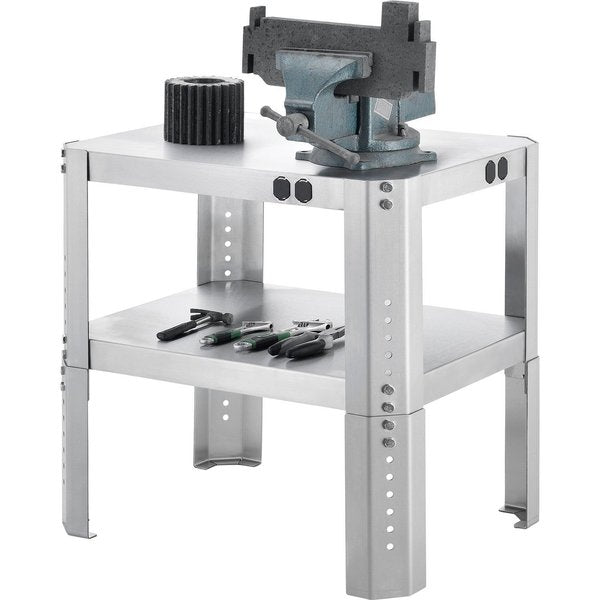 Adjustable Height Machine Stand,  430 Stainless Steel,  24Wx18Dx18-24H