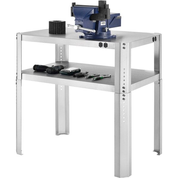 Adjustable Height Machine Stand,  430 Stainless Steel,  36Wx24Dx30-36H
