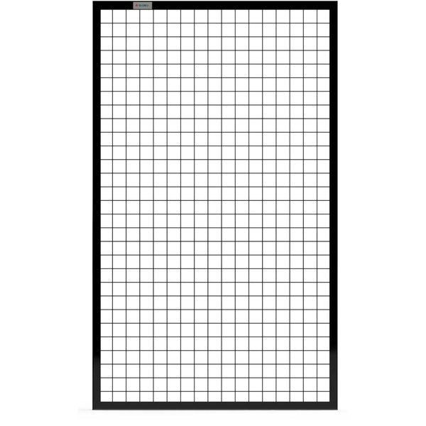 Machine Wire Guard Panel,  3'W,  Black