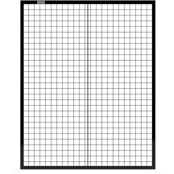Machine Wire Guard Panel,  4'W,  Black