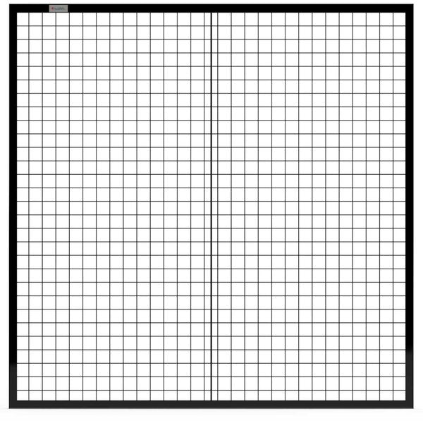 Machine Wire Guard Panel,  5'W,  Black