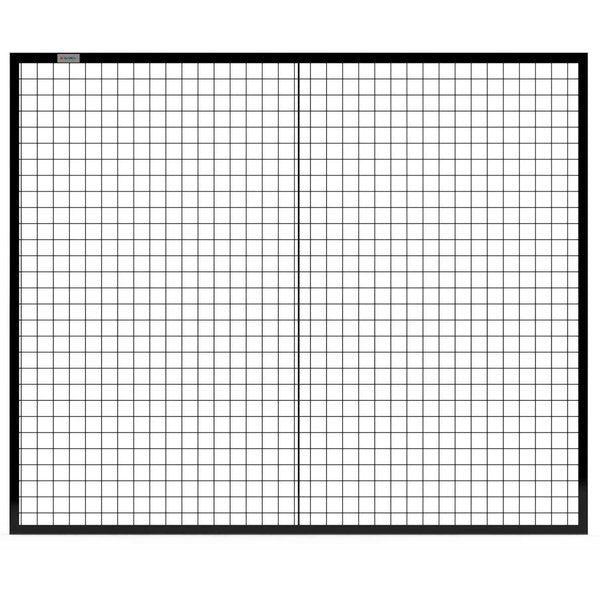 Machine Wire Guard Panel,  6'W,  Black