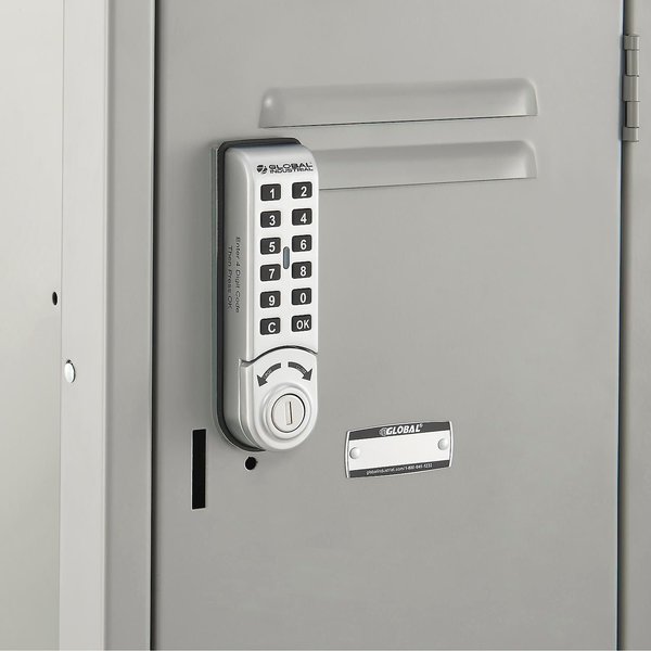 Electronic Vertical Keypad Lock with Master Key