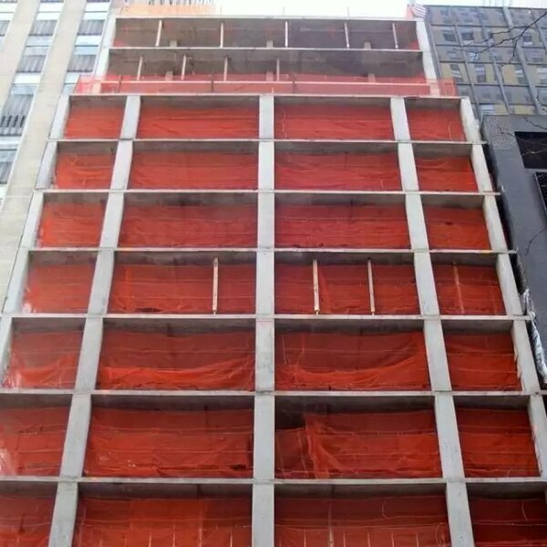 Orange Safety Debris Netting 4' x 150' FR