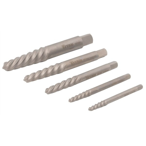 5 Pc. Screw Extractor Set (7/64",  9/64",  19/64",  1/4",  5/32")