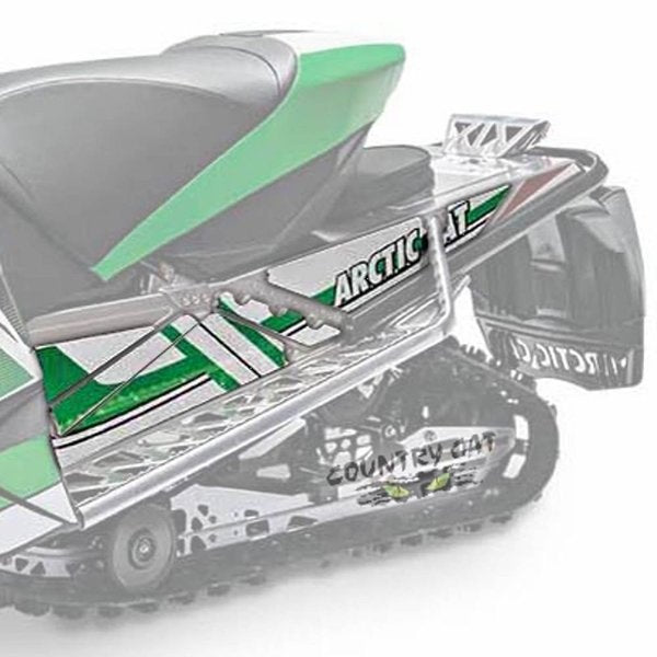 Replacement For Arctic Cat Tunnel Decal Kit - Sprint Green - Zr F Xf M 2013
