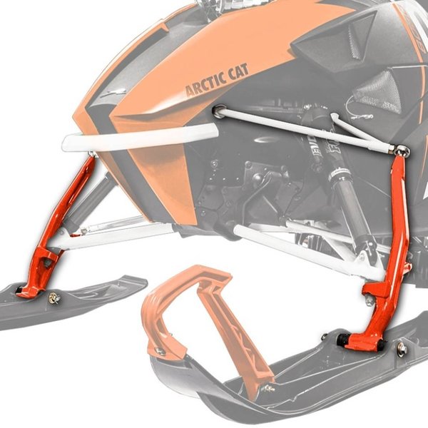 Replacement For Arctic Cat Mountain Suspension 40-Inch Conversion Kit - White/Orange - 2012 2015 M X
