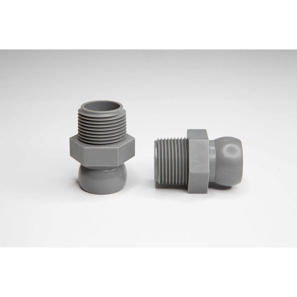 Snap-Loc Systems ™ 3/4 System Female Hose to Male Pipe Thread Connector 3/4 NPT Pac of 2
