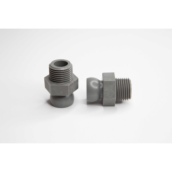 Snap-Loc Systems ™ 1/2 System 3/8 Nozzle Bag of 50 Dark Grey