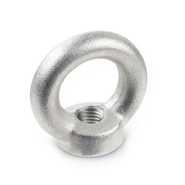 Round Eye Nut,  M16 Thread Size,  Stainless Steel