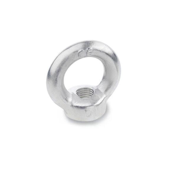 Round Eye Nut,  M20 Thread Size,  Steel