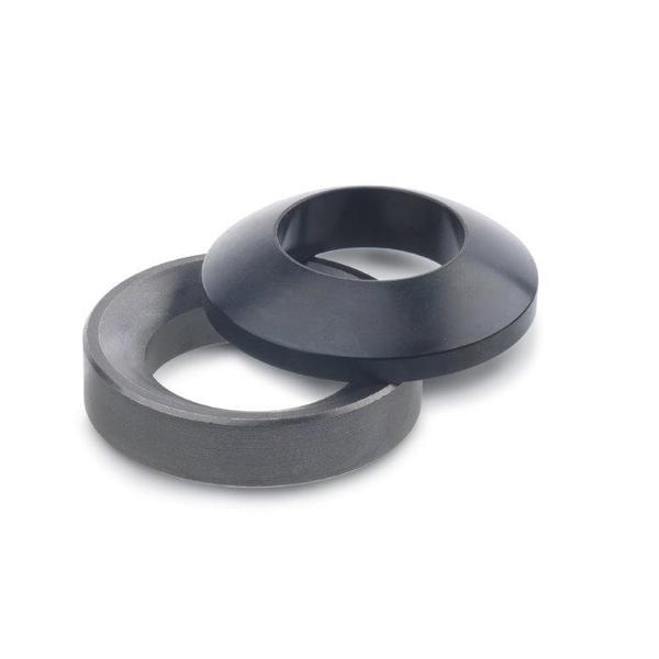 Spherical Washer,  Fits Bolt Size M10 Steel,  Plain Finish