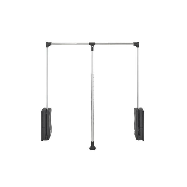 Rev-A-Shelf - Adjustable Side Mounted Pull Down Closet Rod with Telescoping Handle and Mounting Hardware