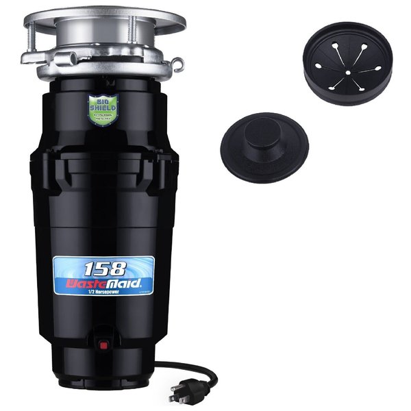 1/2 HP Garbage Disposal Anti-Jam and Corrosion Proof with Stainless Steel Impellers
