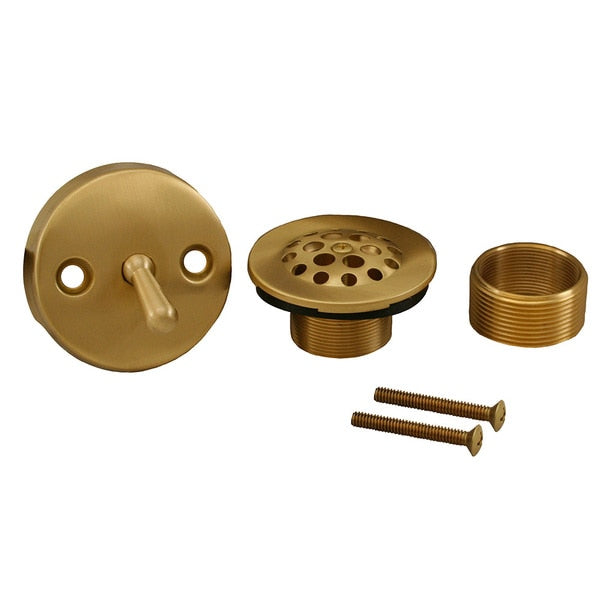Brushed Bronze Two-Hole Trip Lever Conversion Kit