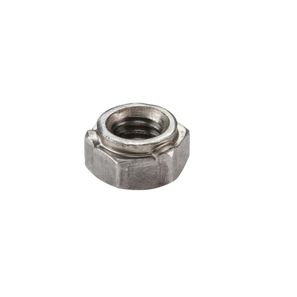 Hex Weld Nut,  3/8"-16,  Steel,  5/8 in Wd,  0.26 in Ht,  1000 PK