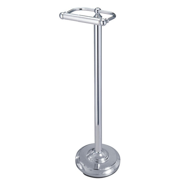 Vintage Freestanding Toilet Paper Holder,  Chrome