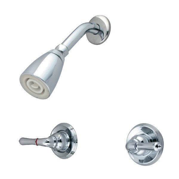 Shower Faucet,  Polished Chrome,  Wall Mount