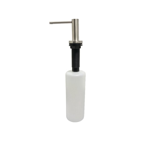 SD8618 Soap Dispenser W/ Straight Nozzle 17 oz,  Brushed Nickel