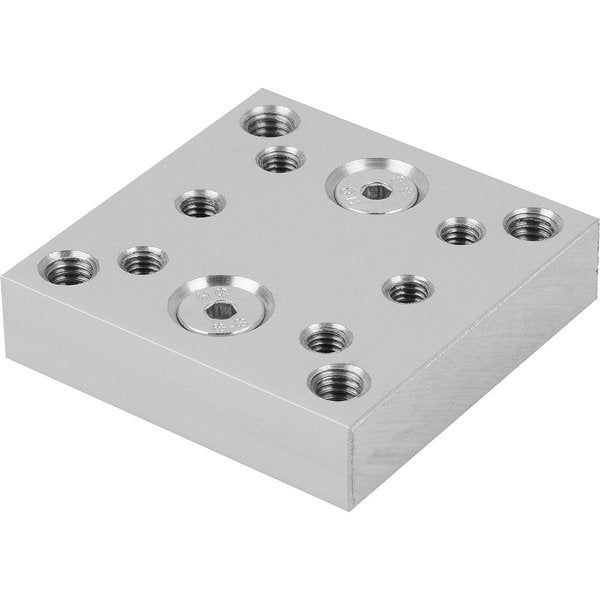 Adapter Block For Adapter Plate 50X50X12 Aluminum,  Anodized