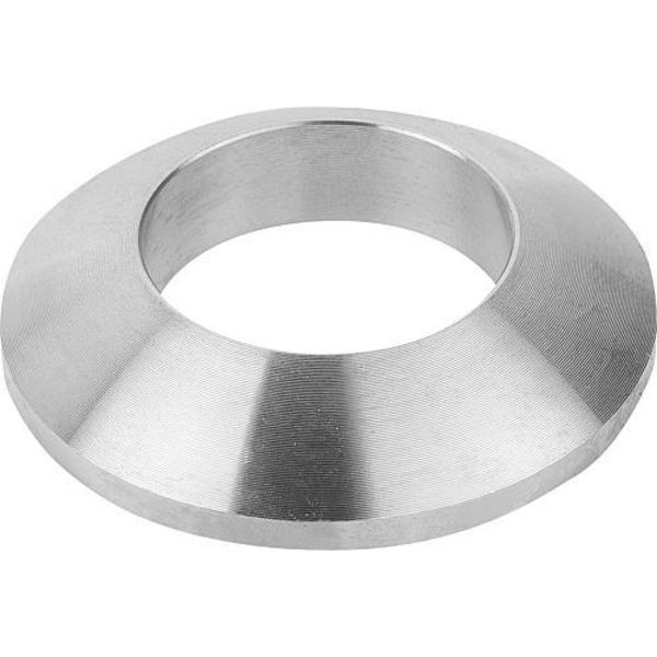 Spherical Washer,  Fits Bolt Size 17 mm Stainless Steel