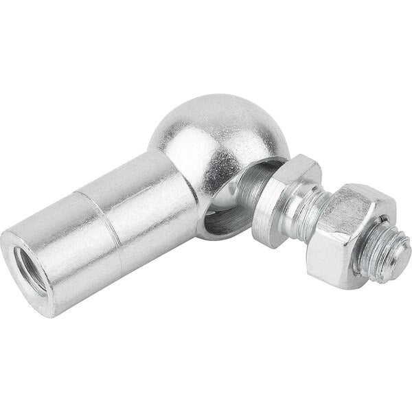 Angle Joint DIN71802 Left-Hand Thread,  M14X1, 5,  Form:C Without Retaining Clip,  Steel Galvanized