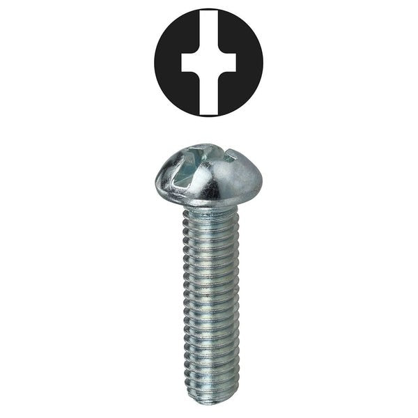 Machine Screw Kit,  Carbon Steel,  Zinc Plated Finish,  370 PCS