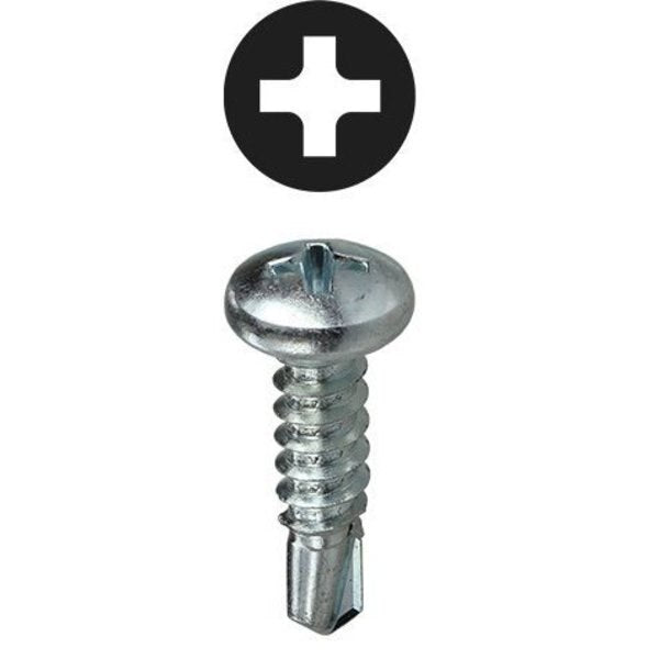 Self Drilling Screw Kit,  Carbon Steel,  Zinc Plated Finish,  330 PCS
