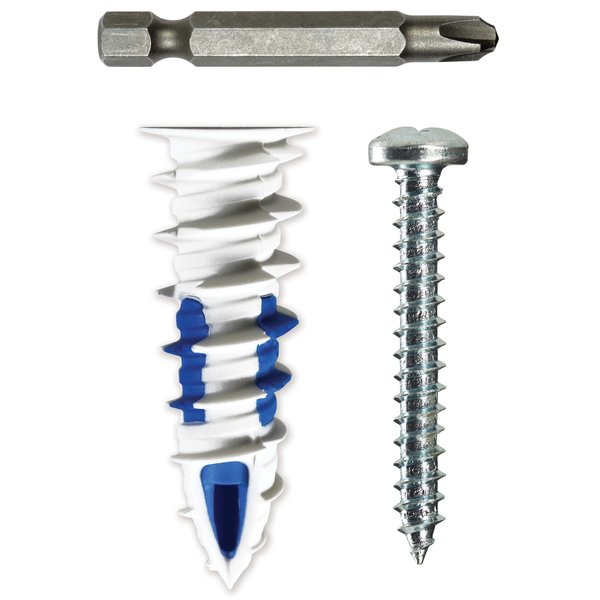 L.H. Dottie Assorted Nylon Walldriller Plus Anchor Kit w/Pan Head Phillips Drive Screws