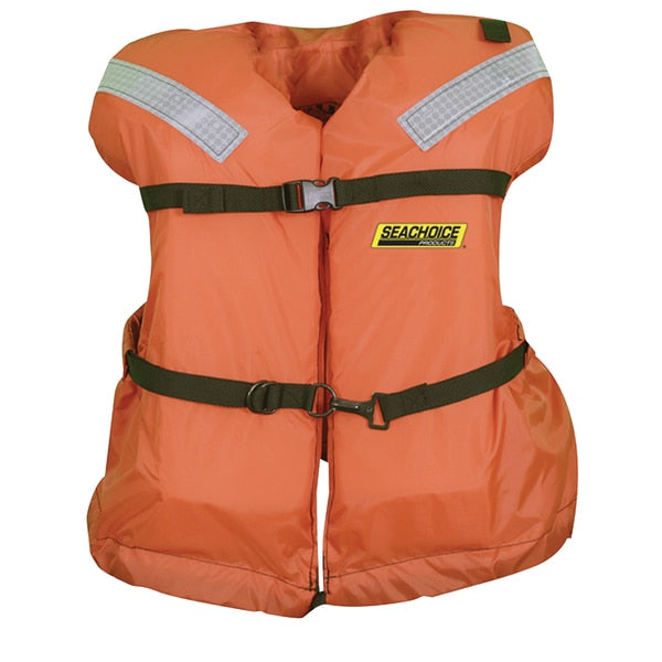 Type I Offshore Jacket Reflect Tape,  Adult,  Flouro Orange,  Over 90 lb.