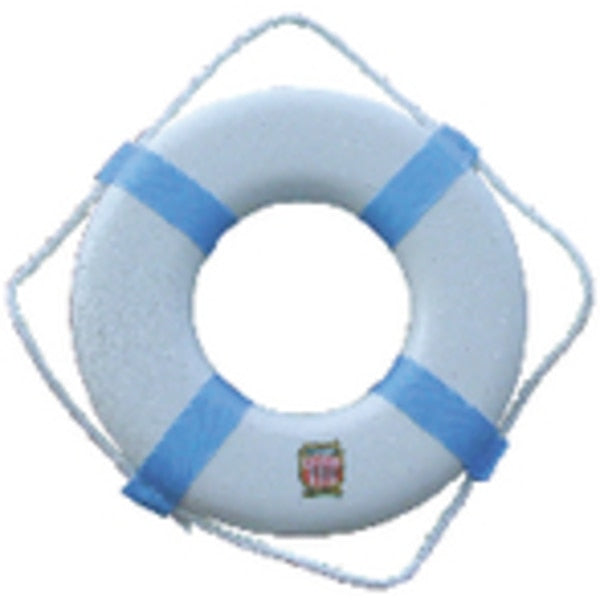 Jim-Buoy P17 Swimming Pool & Decorative Life Ring; 17" White