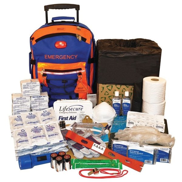 SecurEvac 5-Person 3-Day Easy-Roll Evacuation & Shelter-In-Place Survival Kit