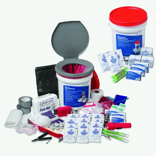 Complete 25-Person 1-Day Shelter-In-Place Combo Emergency Kit