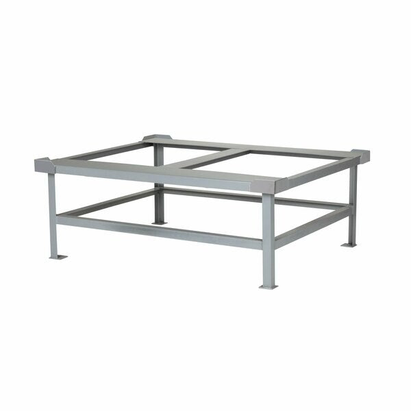 Low Profile Pallet Stand,  40"X48" Deck Size,  Load Retainers