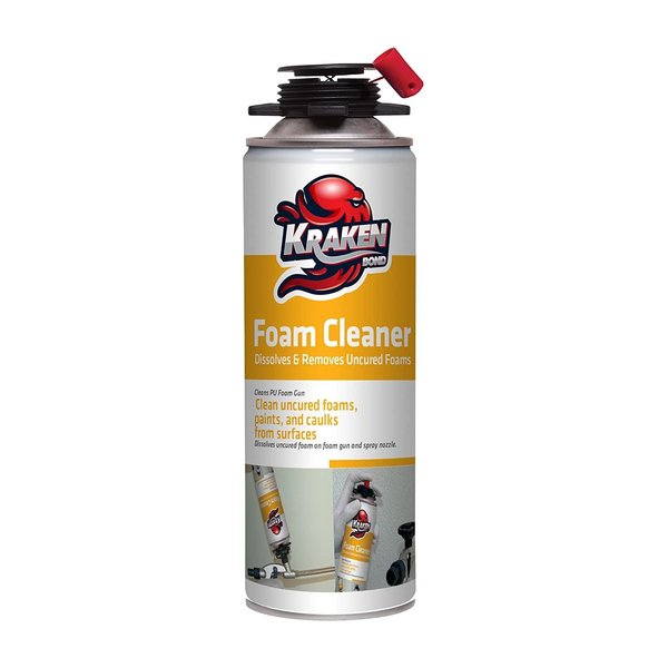 Krakenbond Foam Gun Cleaner,  Sealant Remover,  Dissolves & Removes Uncured Polyurethane Foams