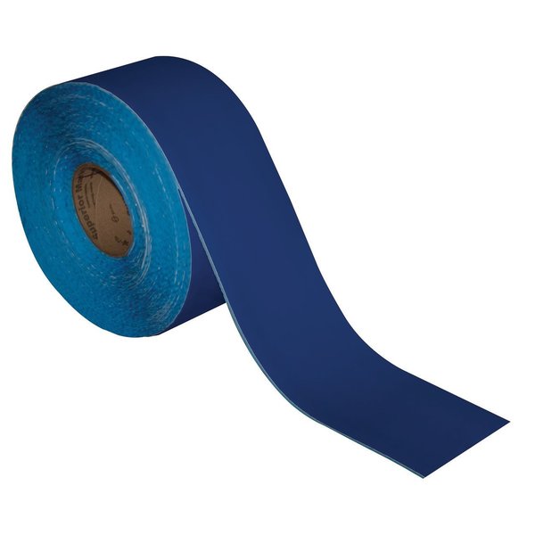 Floor Marking Tape,  4in x 100Ft ,  Blue