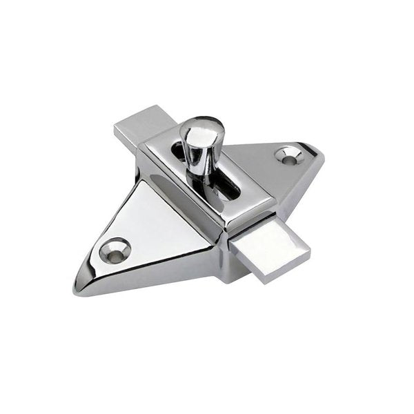 3 316inch 81 mm Surface Mounted Slide Latch for Bathroom Partition Door,  Chrome